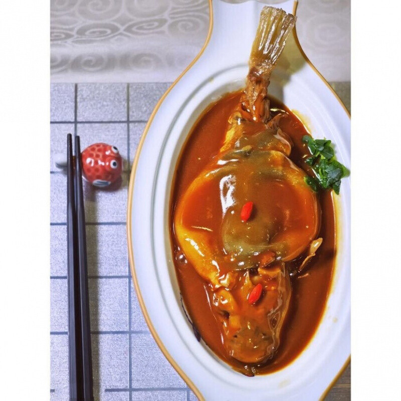 伯贤 大号河豚鱼可食用已处理安全极鲜淡水鱼 1斤2条装