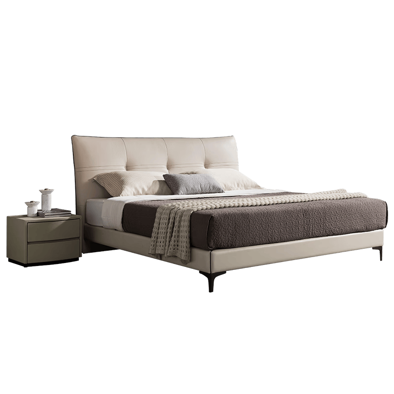 Ľ˼��de RUCCI��Ƥ�� ����������ͷ��ţƤ����˫�� �װ�ɫ(��+�齺����)1.8*2m6459Ԫ