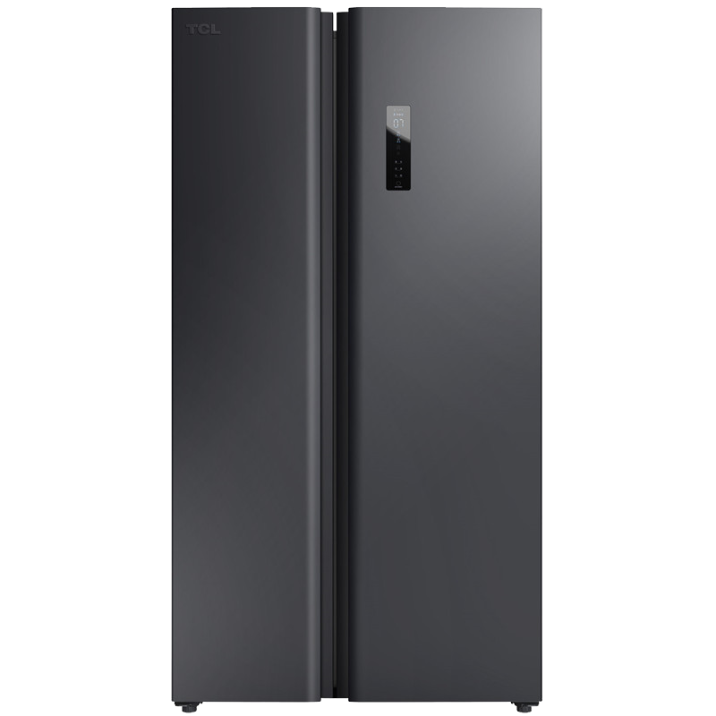 TCL 650升超大容量养鲜对开门冰箱 一级能效 超薄嵌入家用电冰箱 一体双变频风冷无霜节能净味 纤薄对开门冰箱10041448779174