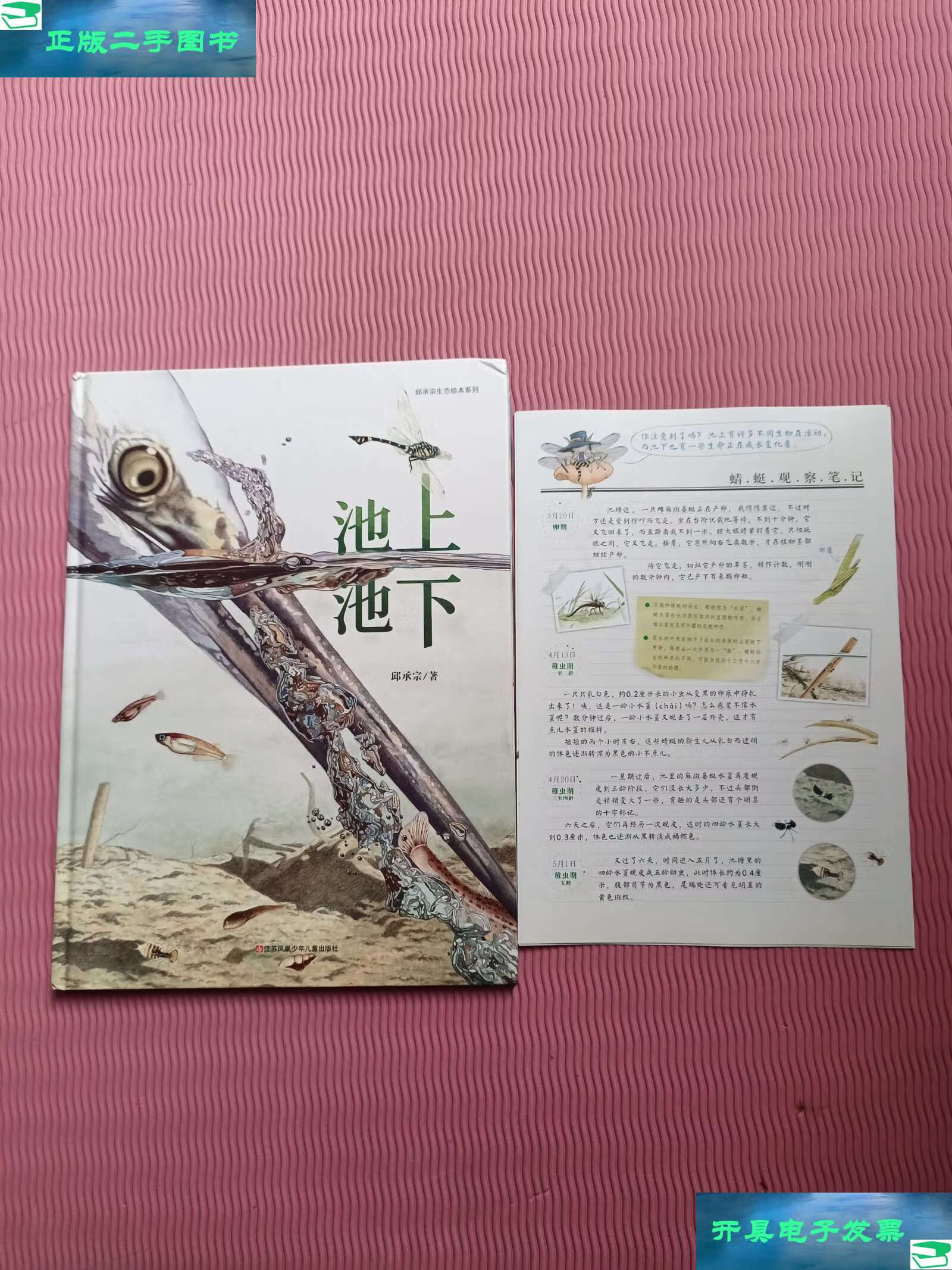 【二手9成新】首届丰子恺优秀儿童图画书奖绘本:池上池下(随书附赠