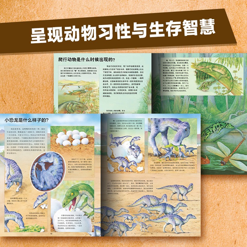 动物王国大探秘 套装全12册(听恐龙讲故事儿童3-6岁幼儿园科普玩转科学百科图书籍故事书)详情图