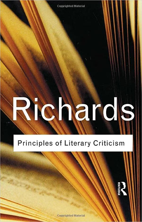 预订 principles of literary criticism