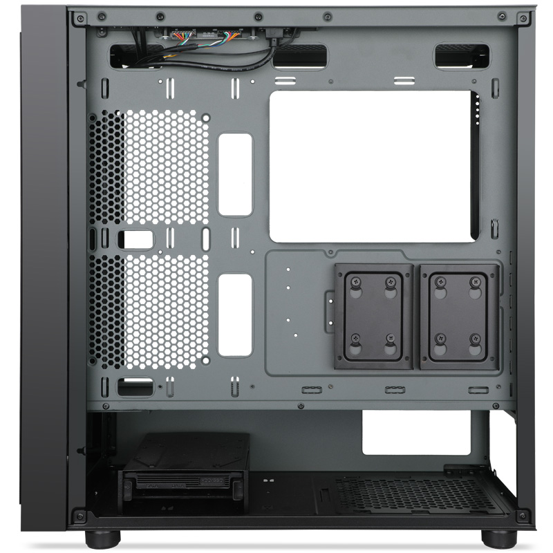 鑫谷(segotep)直男360水泥灰机箱(顶置360水冷位/e-atx主板位/玻璃