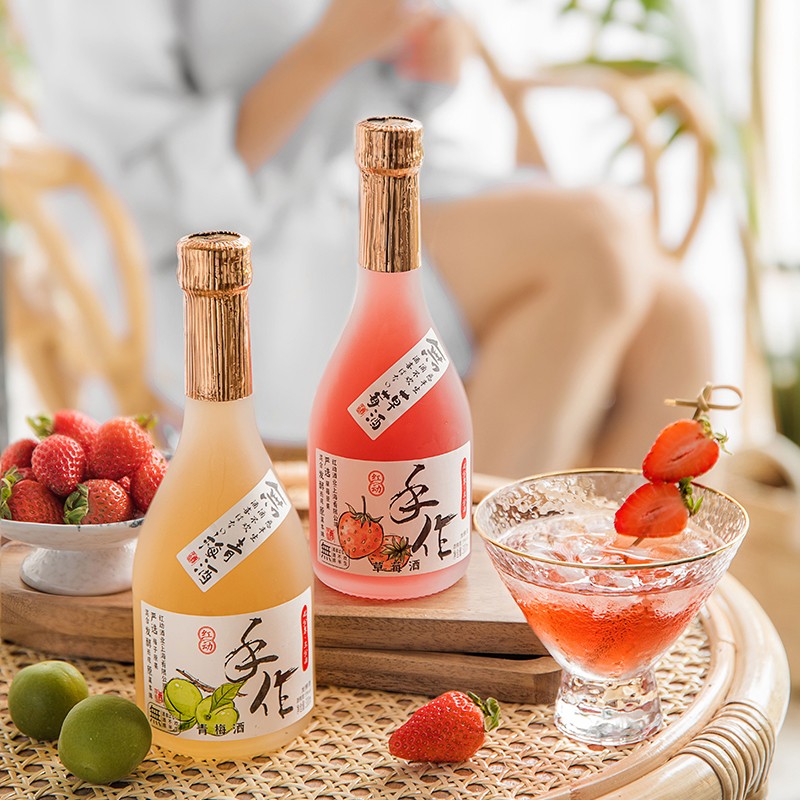 红动澳迪尼手作系列发酵果酒 蜜桃酒 红西柚酒 青梅子酒 草莓酒 网