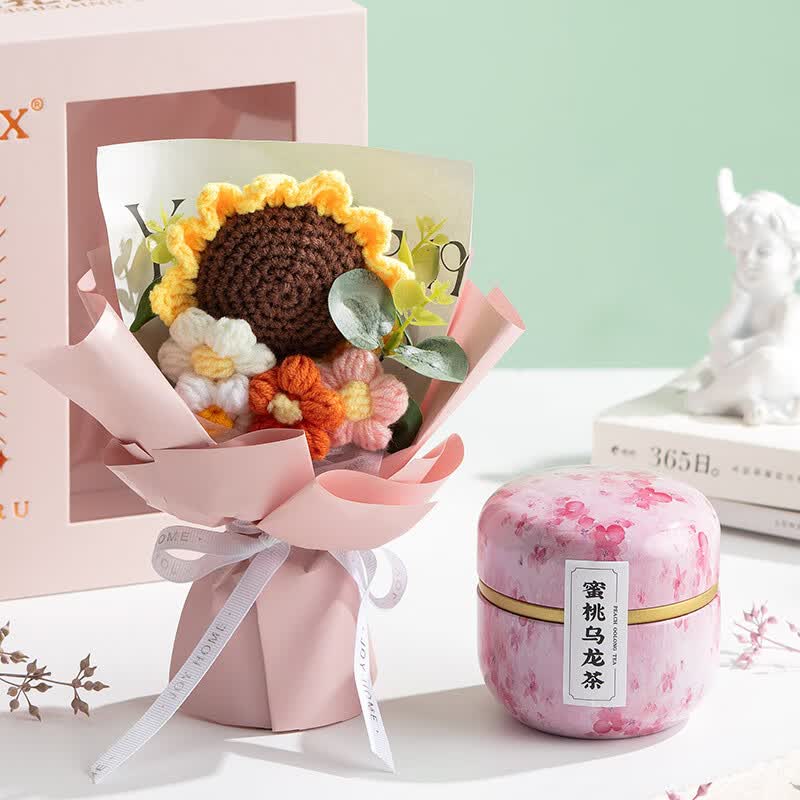 Roselita教师节礼物向日葵针织花束花茶套装礼盒生日礼物送女生朋友女老师怎么样,好用不?