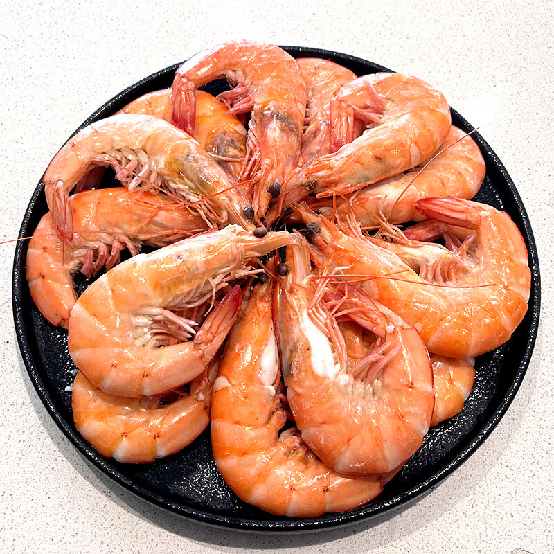 鲜京采 厄瓜多尔白虾特大号20-30规格你们收到的虾虾壳有点发红吗？