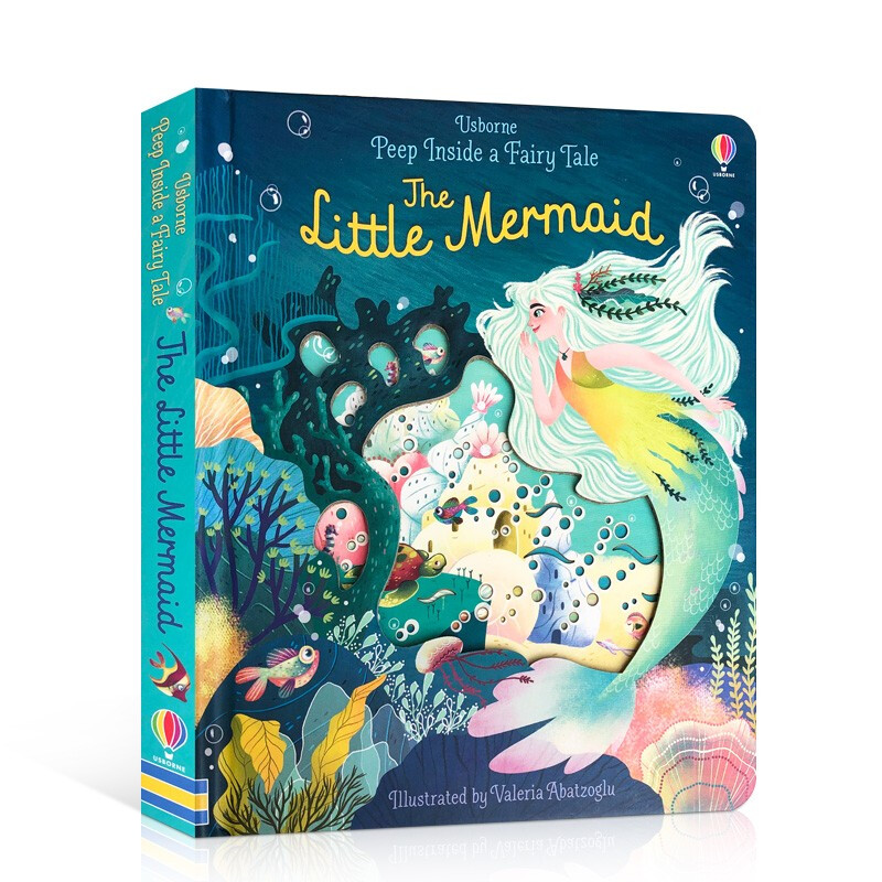 usborne童话系列 美人鱼 peep inside a fairy tale the littl