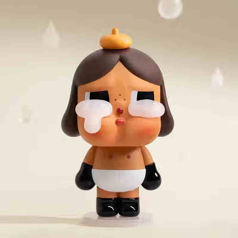 丸子家泡泡POP玛特CRYBABY哭娃眼泪工厂系列手办盲盒潮流玩具礼物 初声-棕