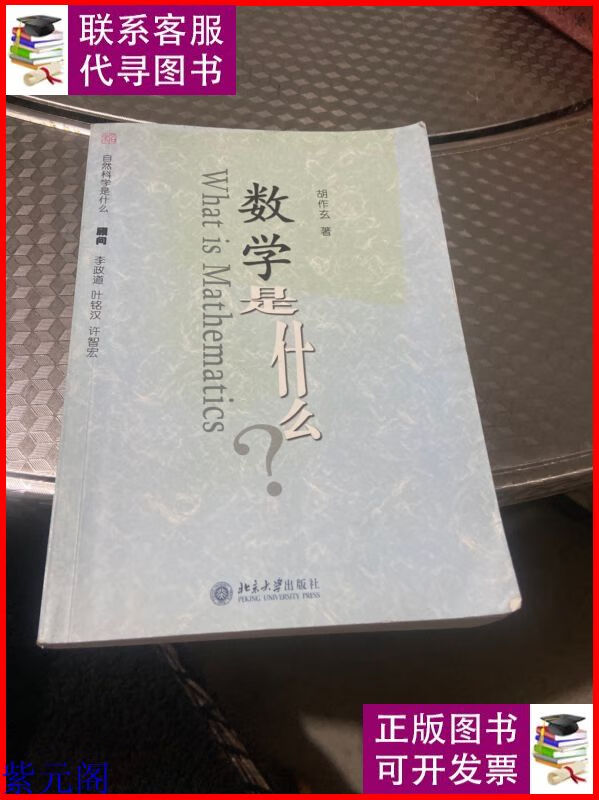 数学是什么 北京大学出版社二手书