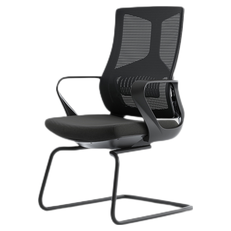 圣奥(sunon)睿铂 人体工学电脑椅职员办公椅靠背舒适久坐家用椅子 弓形脚