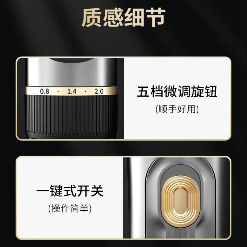 康佳(KONKA)电动理发器理发推子 家用成人儿童剃头理发器自理发神器剃发器电推子电推剪理发工具全套 KLFQ-3305-T普通装