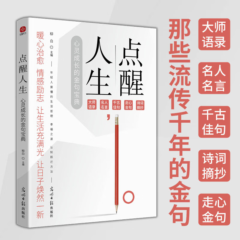 【官方正版】点透成功点醒人生:心灵成长的金句宝典 让说话句句封神 让文章一鸣惊人 【精选两本】点醒人生+点透成功