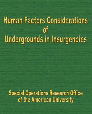预订human factors considerations of undergrounds in