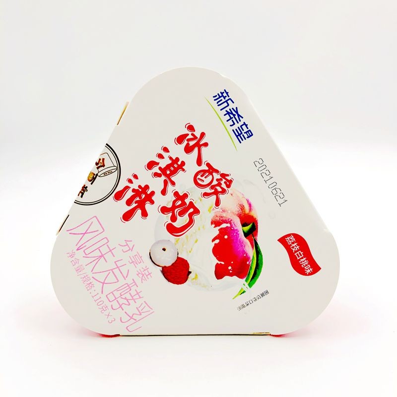 新希望冰淇淋酸奶荔枝白桃味分享装风味发酵乳110克多规格特惠装 荔枝