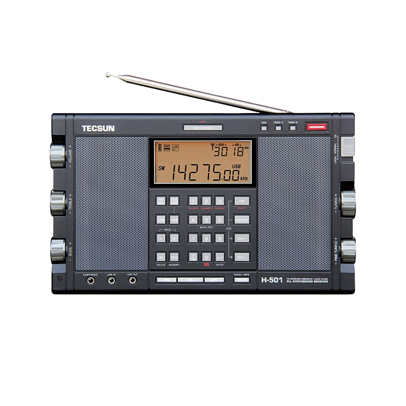 ������Tecsun�� H501������������ȫ���ε��ߴ����ߵ�뵼����ջ� H-501ȫ�򲨶���ʽ˫���������� 1579Ԫ