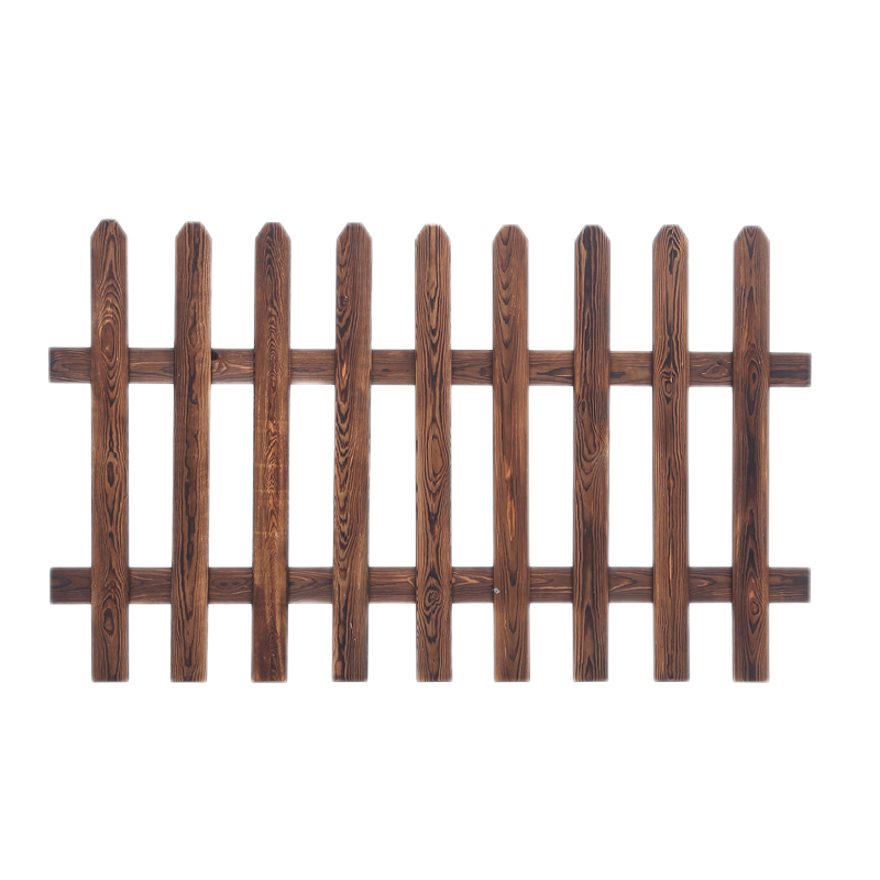 襲美木藝 室外院子防腐木柵欄別墅庭院圍墻木質(zhì)圍欄戶外園藝護欄籬笆木門 柵欄150cm*60cm白色