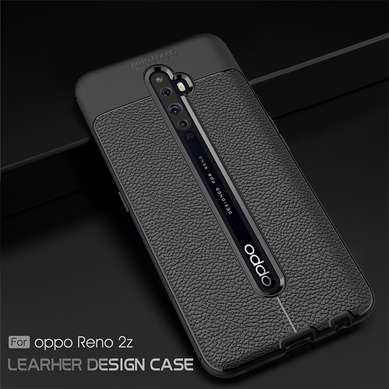 诺迪欧(nuodiou opporeno2手机壳oppo reno2z保护套荔枝纹全包软壳防