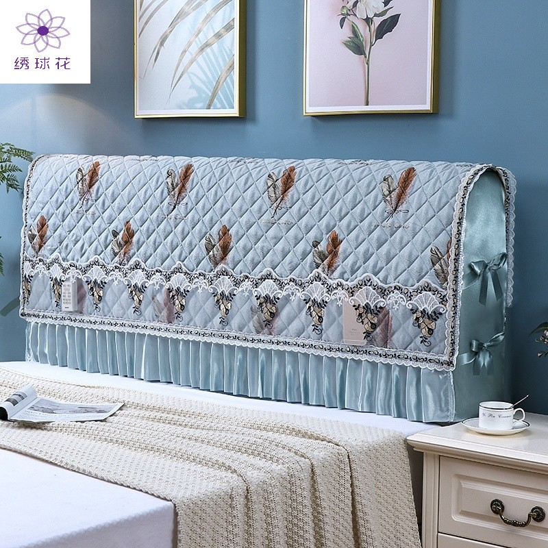 绣球花床头罩2022年新款简单大方田园风通用高端时尚欧式一米八全包