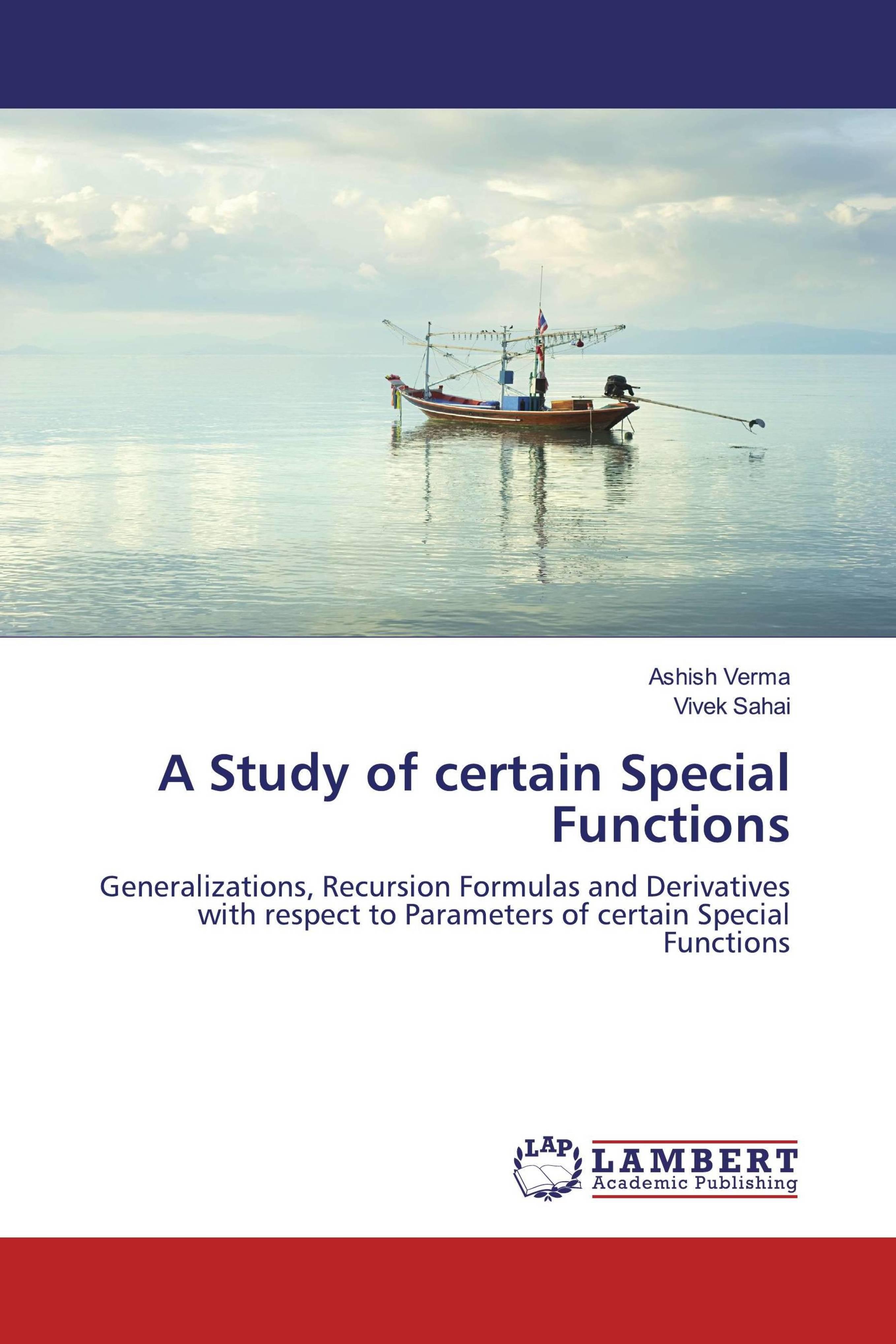 预订a study of certain special functions