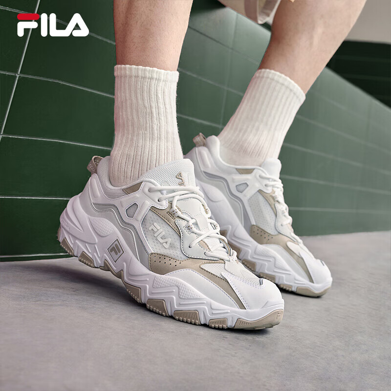fila 斐乐官方掠夺者2男鞋跑步鞋2024春季老爹鞋时尚复古运动鞋