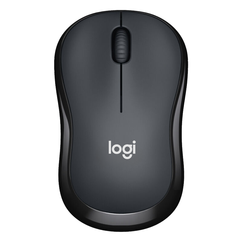 logitech 罗技 M220 2.4G无线鼠标 1000DPI 黑灰色