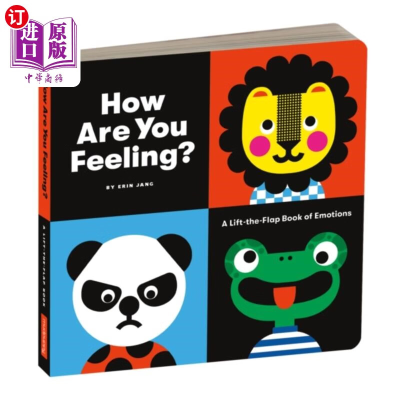 海外直订how are you feeling board book 你感觉如何