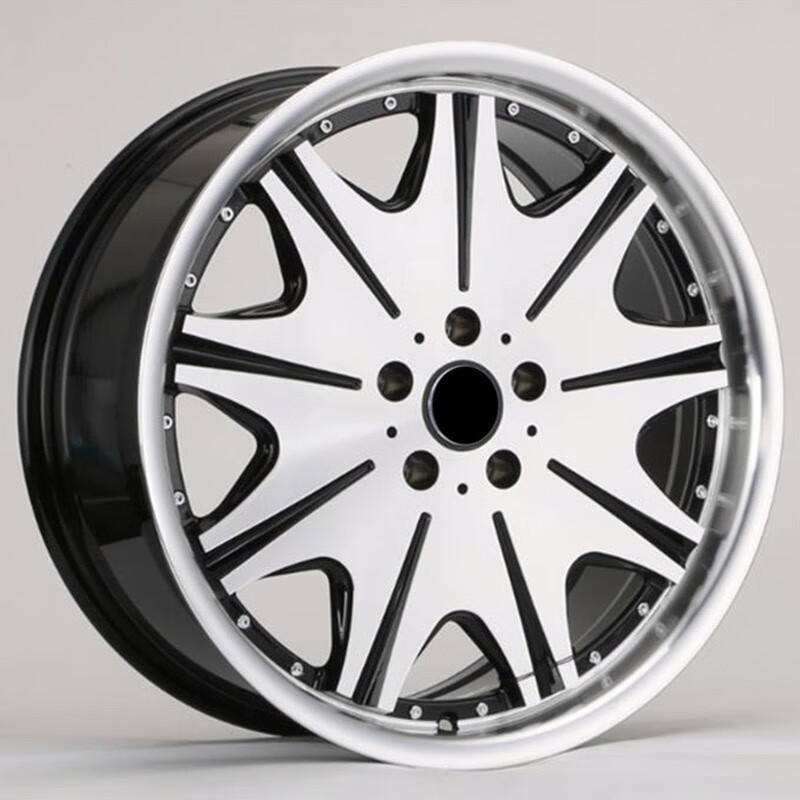 溥畔19寸vip风格宽抛边改装轮毂适用于奥迪a6思域皇冠雅阁天籁 15寸