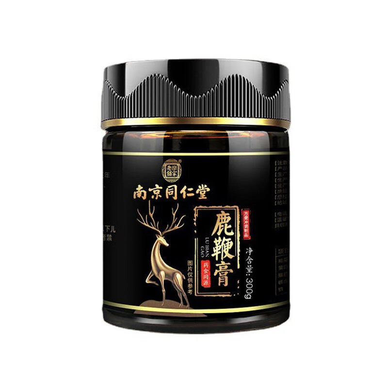 南京同仁堂鹿鞭膏300g/瓶鹿鞭人参黄精玛咖粉滋补养生膏 x 1瓶