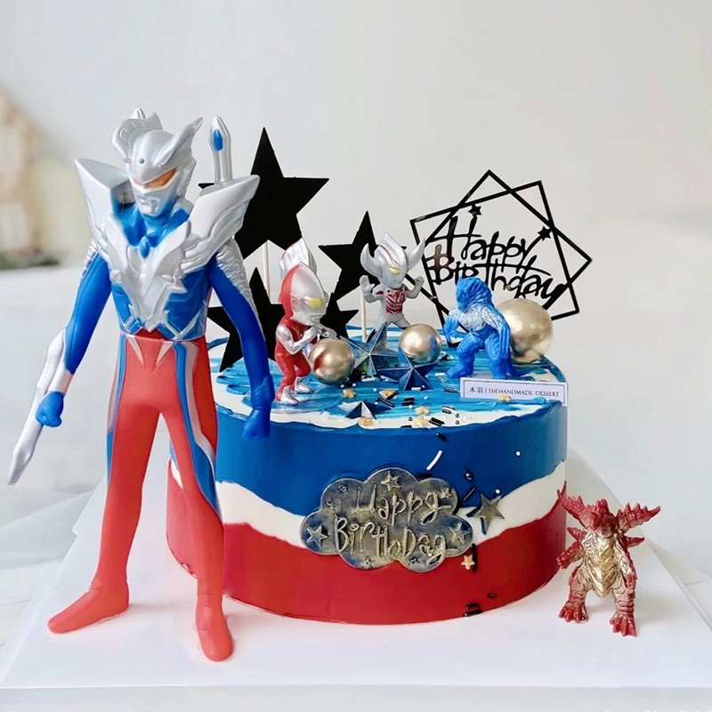 配送男孩当日送达相信光生日蛋糕预订 奥特曼蛋糕d款【提前3天预订】