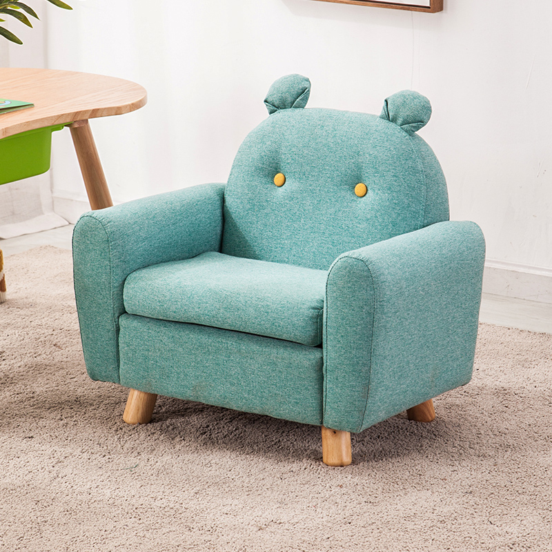 莜田居北欧迷你沙发卡通宝宝阅读角单人双人小沙发幼儿园童装店座椅