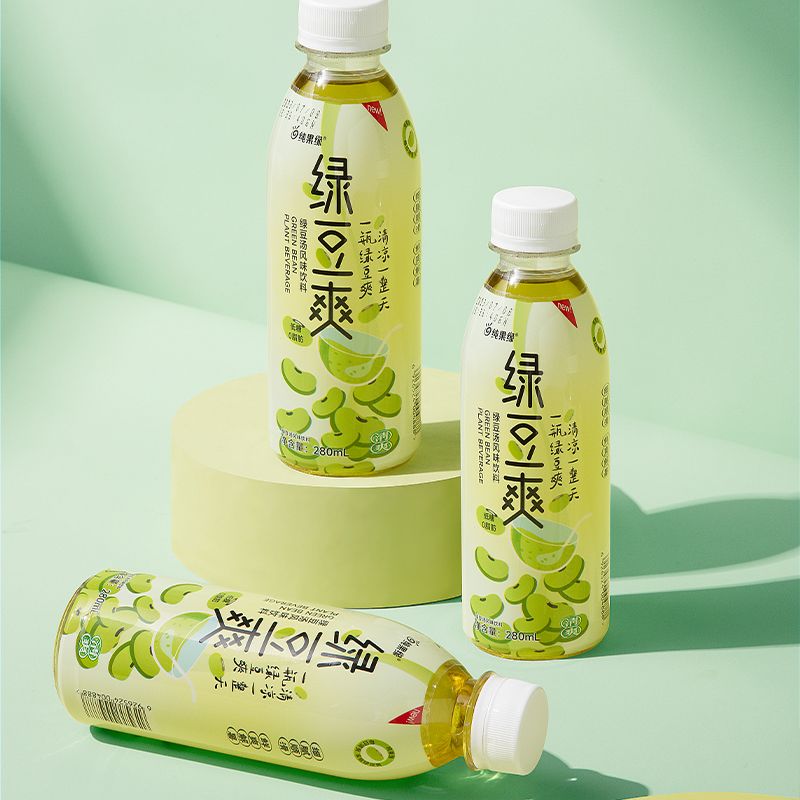 南美豹绿豆爽绿豆汤饮料新鲜风味饮品280ml 绿豆爽280ml【6瓶装】