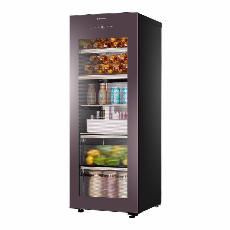 卡萨帝 （Casarte） 190升双温区智能保鲜冰吧酒柜冷柜茶叶饮料储藏柜客厅保鲜柜客厅冰箱 LC-190WSCTU1