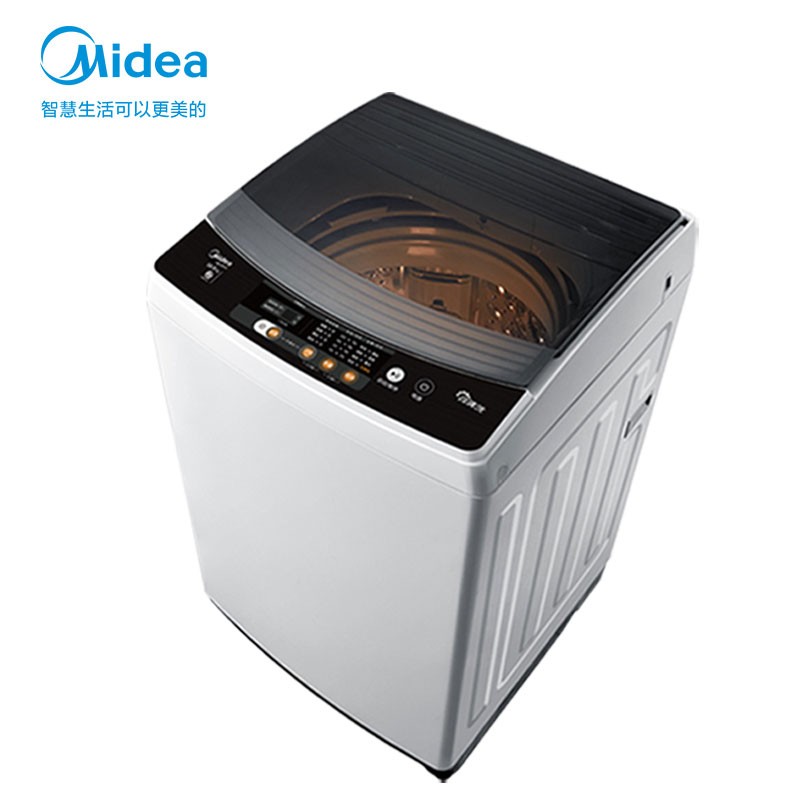 【旗舰】美的（Midea）波轮全自动洗衣机10公斤kg大容量家用下排水甩干脱水MB100V31