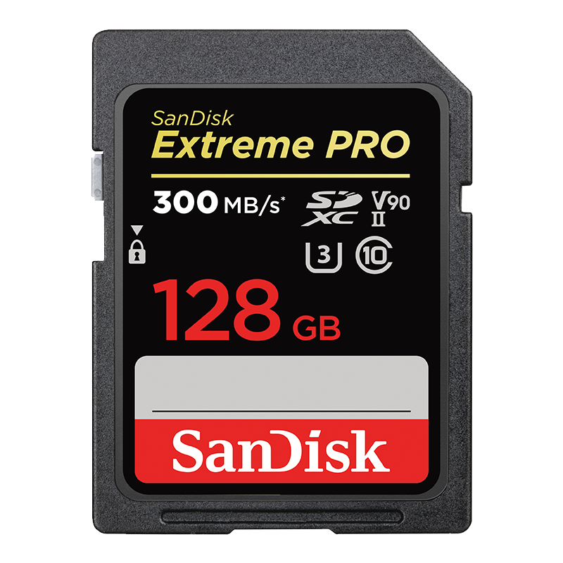 SanDisk 闪迪 至尊超极速系列 Extreme PRO SD存储卡 128GB（UHS-III、V90、C10）