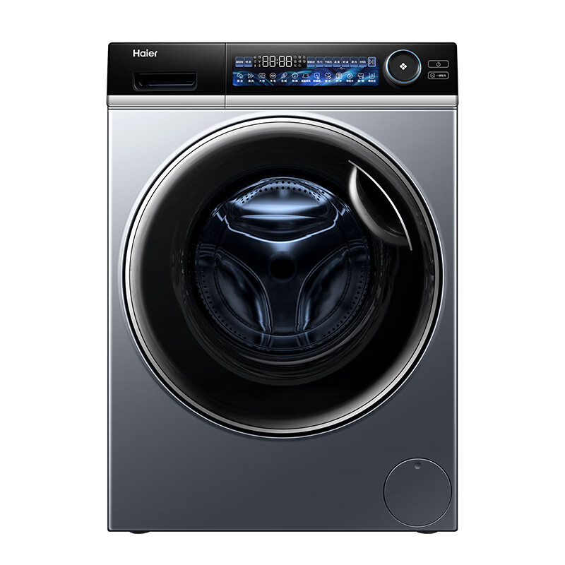 海尔(Haier)精华洗系列 10KG滚筒洗衣机 直驱变频 晶彩屏 清新除皱 EG100MATE85S【专】