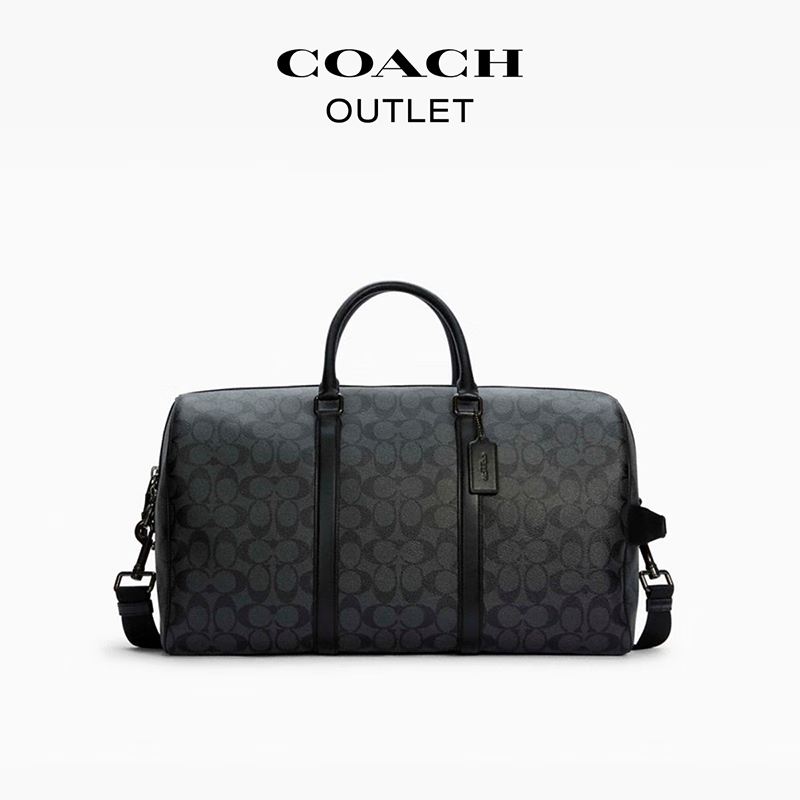 蔻驰(coach)【博主同款】奥莱男士男包经典标志venturer手袋老