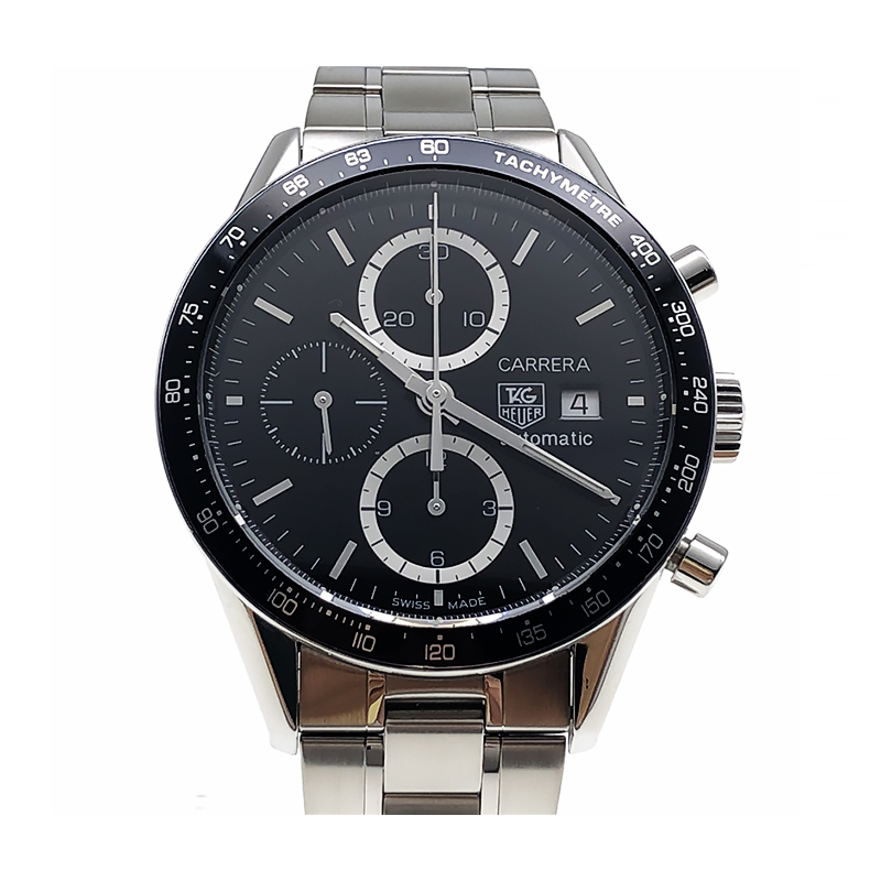 【二手95新】泰格豪雅卡莱拉系列男表cv2010.