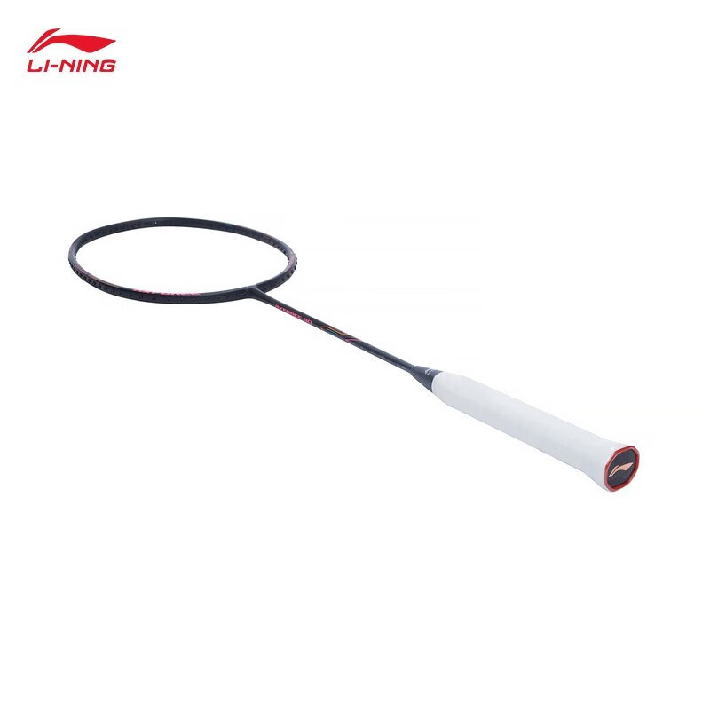 李宁（LI-NING）羽毛球拍单拍 超轻全碳素高端专业级进攻速度型比赛球拍雷霆80 雷霆80 黑金3U 【默认拉线空拍请备注】