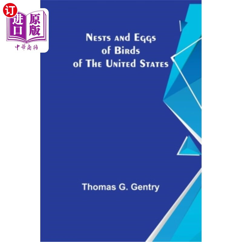海外直订nests and eggs of birds of the united states 美国鸟类的