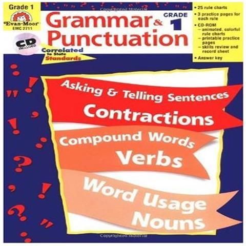 Grammar and Punctuation, Grade 1 一年级