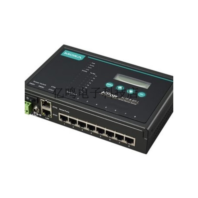 moxa nport5610-8-dt 8口rs232串口服务器 原装 现货