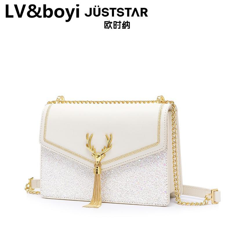 lv&boyi奢侈品品牌包包包包女2022新款单肩链条女包批发流苏小方包