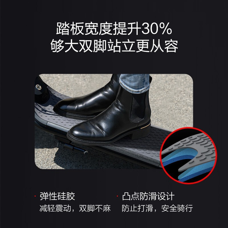 Ninebot 九号电动滑板车F40 男女成人学生便携可折叠电动车双轮长续航平衡车体感车