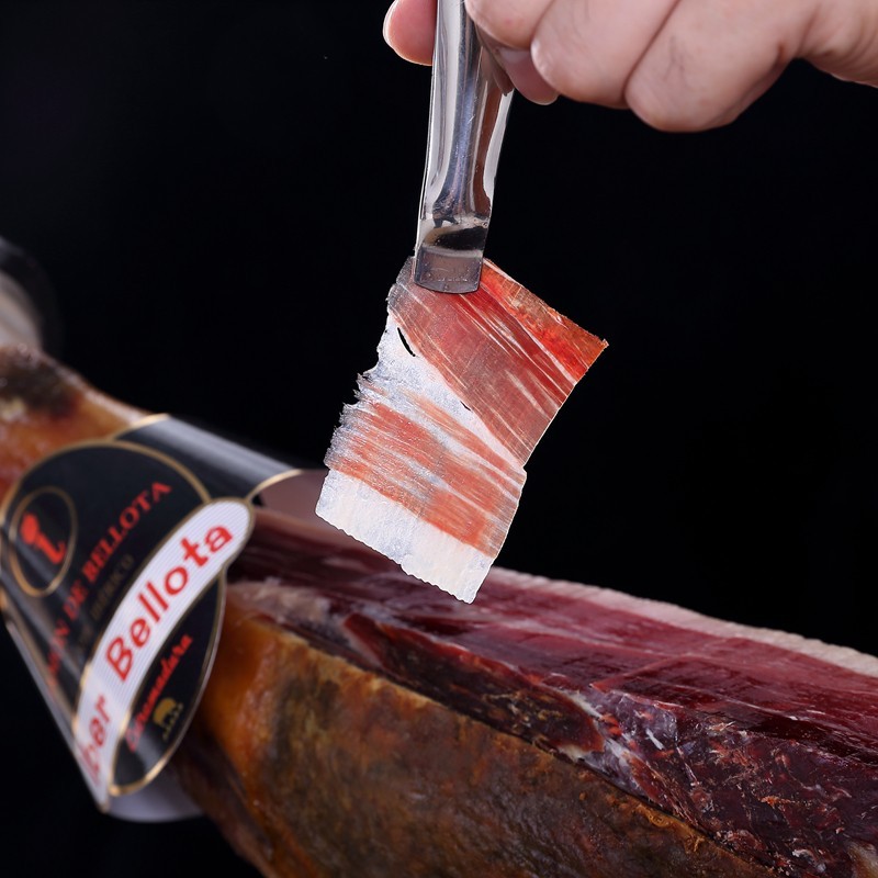 Iber Bellota伊风橡子西班牙火腿伊比利亚原装进口整腿黑猪节日礼盒装整只送礼 48个月黑标伊比利亚前腿5-6kg