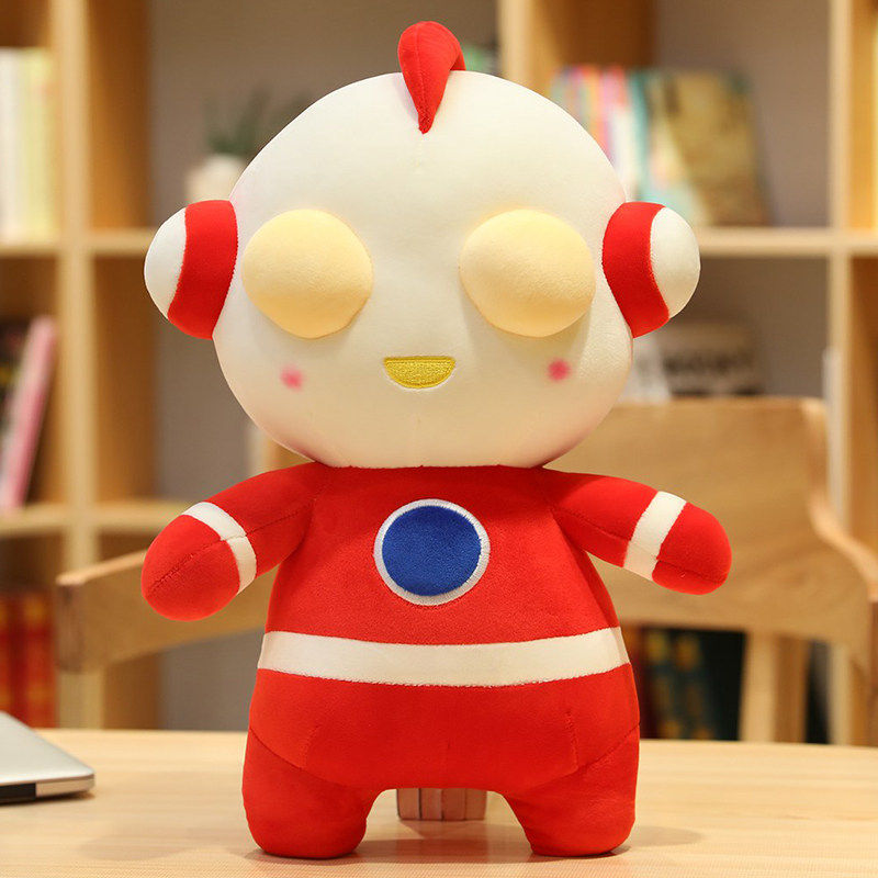 可爱奥特曼毛绒玩具布娃娃安抚玩偶女孩床上女生夹腿睡觉大号抱枕男孩