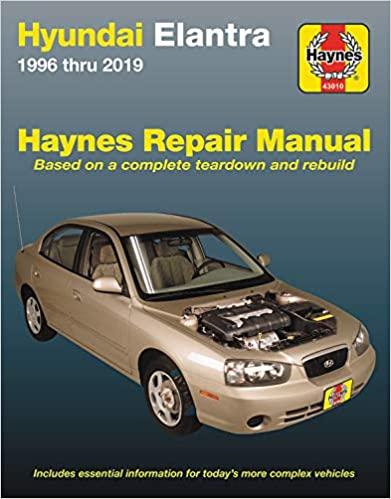 预订Hyundai Elantra (96 - 13)
