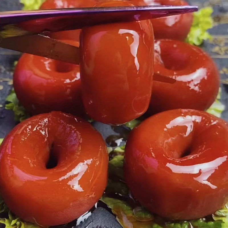 寒宁圈圈肠熟食猪小肠套肠商用手工套制圈圈肠网红圈圈肠捆肠 全熟