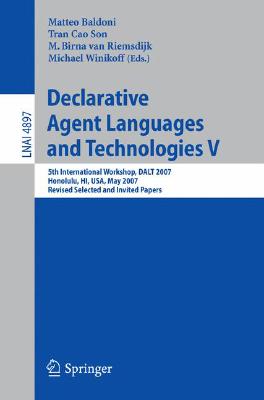 预订 declarative agent languages and technologies v