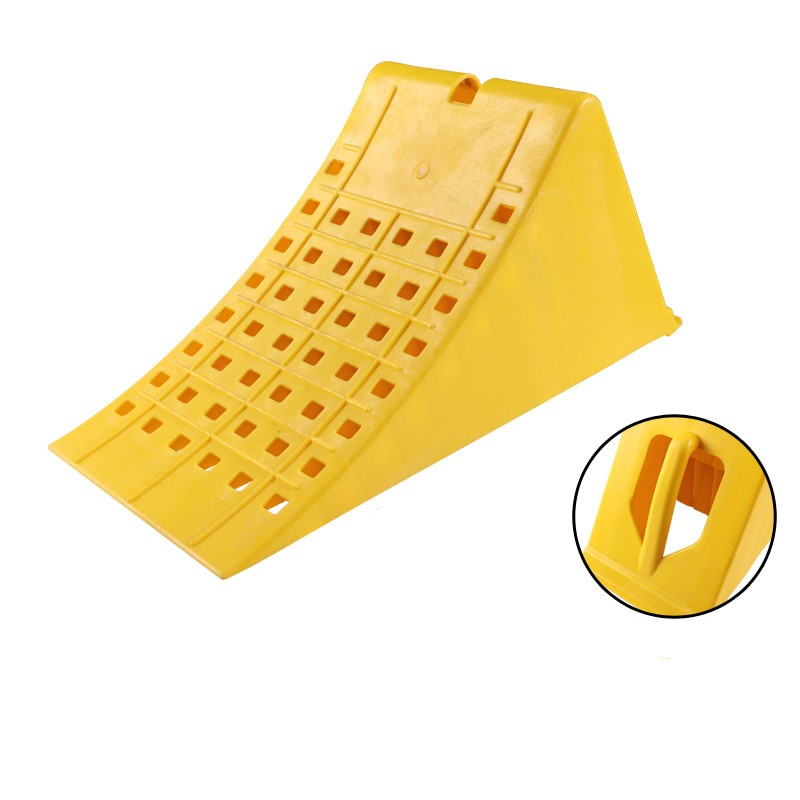 鼎红 汽车塑料止退器45*20*25cm加铁片斜坡防溜车车轮止滑器