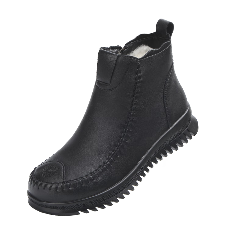 ̩��Դ�ϱ�����ЬŮʿ�����Ӻ�100%����ë��ˮ���������걣ů��ѥ����Ь BM389-59955��ɫ 38